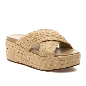 J/SLIDES Natural RAFFIA QUIVER